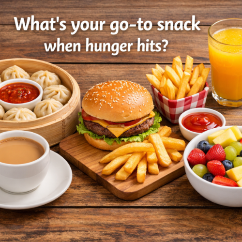 What’s your go-to snack when hunger hitsz?
