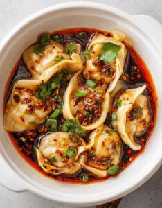 Delicious momos with chutney
