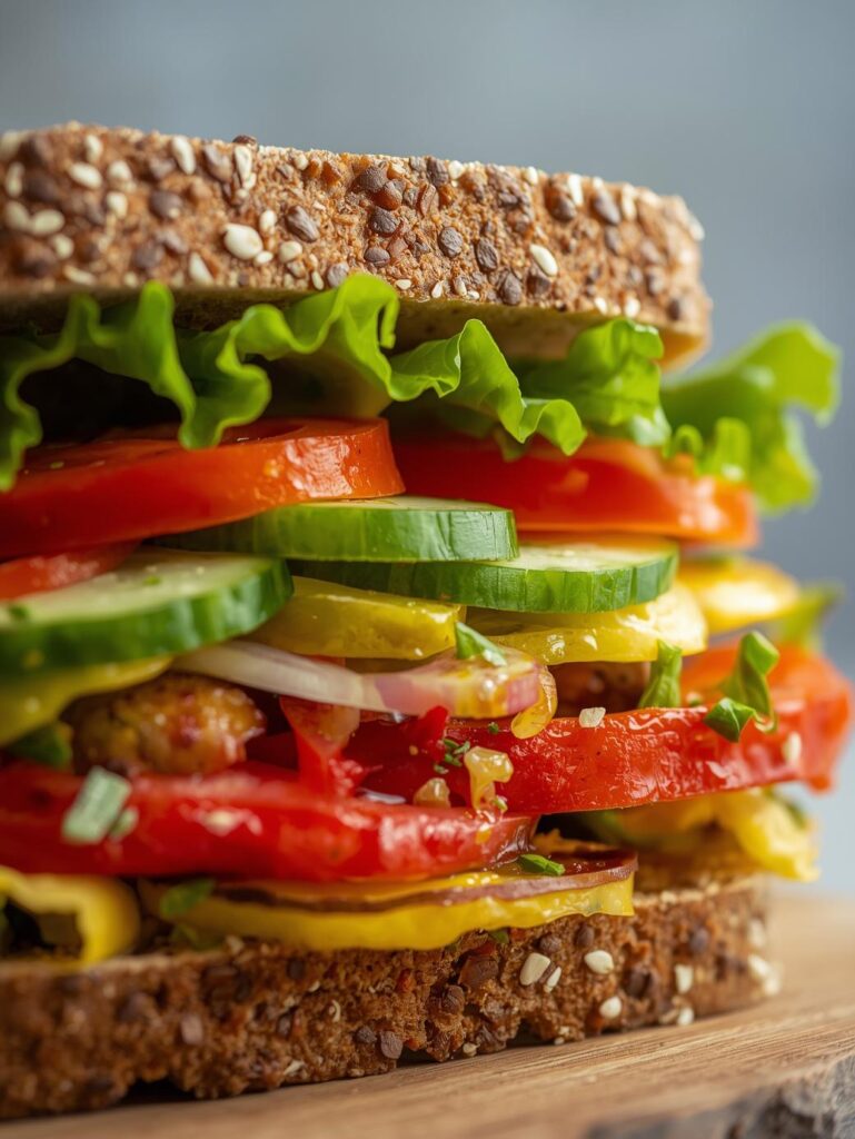  Vegetable sandwitch 